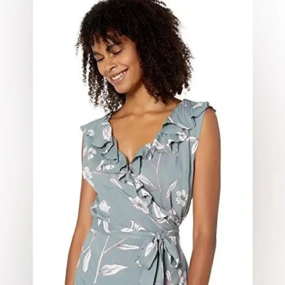 Roxy Rivello With You Sleeveless Wrap Floral Dress size XS - Picture 6 of 14